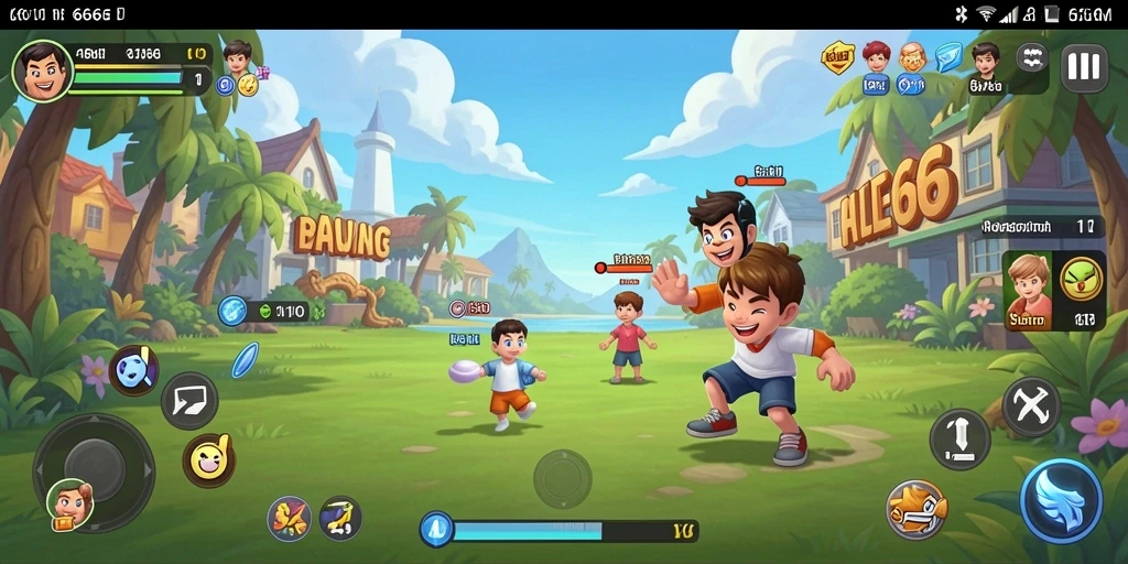 Tangkapan layar menampilkan gameplay seru 666I.