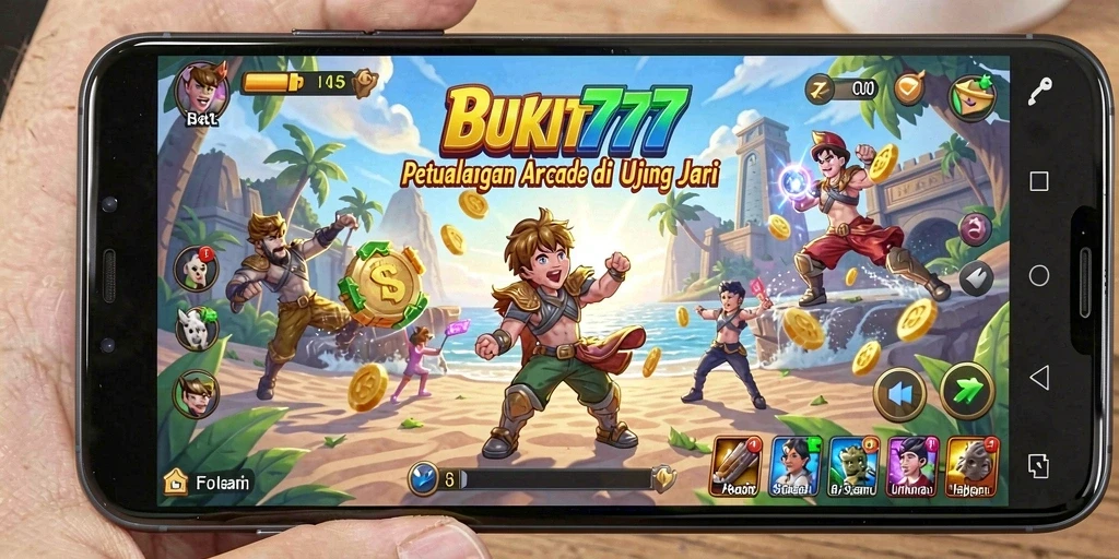 Tampilan seru gameplay BUKIT777 dengan tantangan menarik.