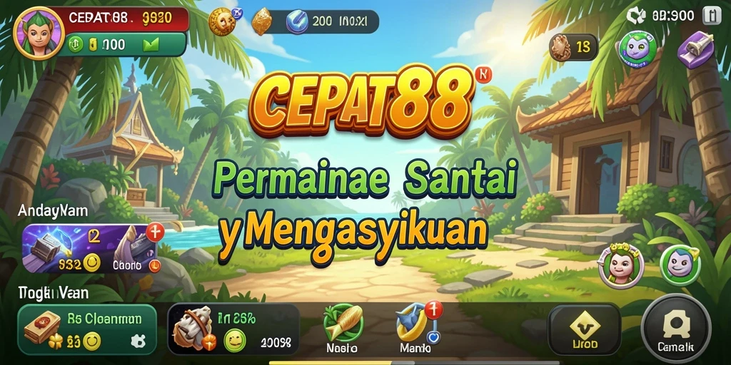 Tangkapan layar menunjukkan gameplay menyenangkan dan santai dari CEPAT88.