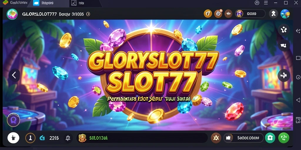 Tangkapan layar menunjukkan gameplay seru GLORYSLOT777 saat bermain slot.