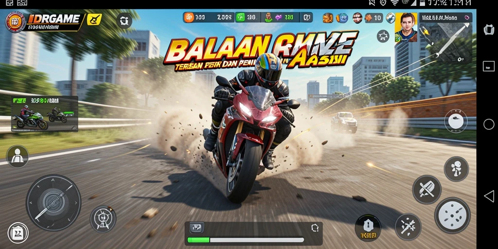 Tampilan gameplay seru dan menegangkan di IDRGAME.