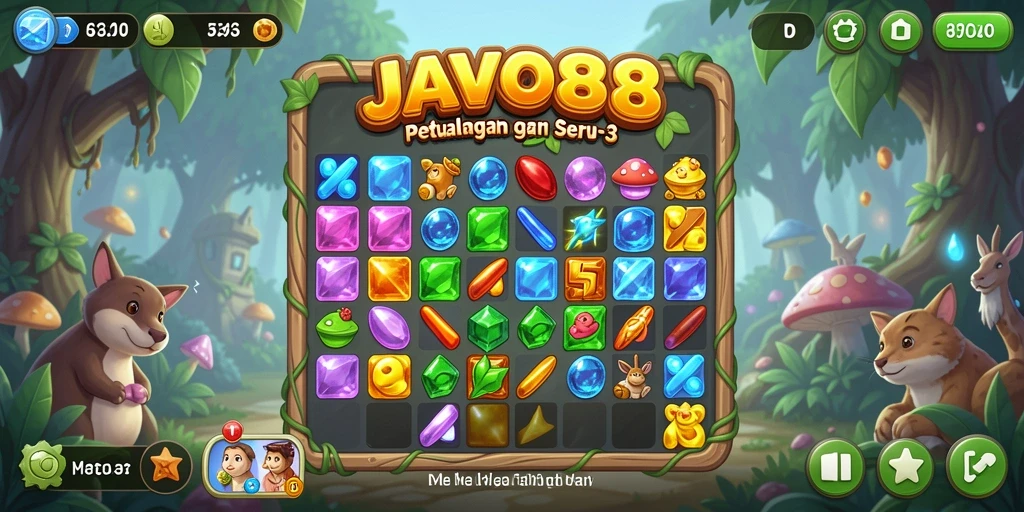 Tangkapan layar utama yang menunjukkan gameplay seru dalam JAVO88.