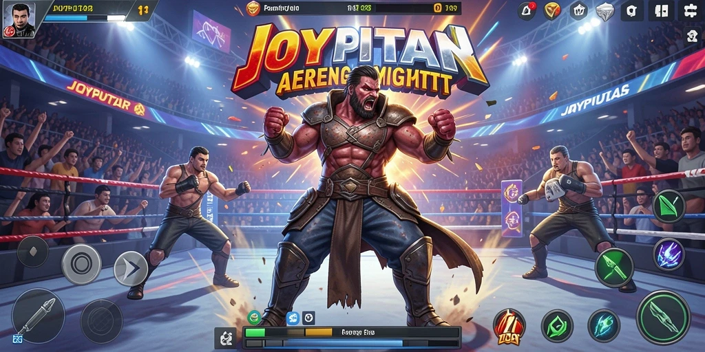 Tampilan menarik dari pertarungan di JOYPUTAR yang penuh aksi.