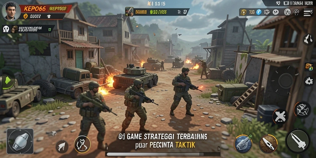 Tangkapan layar gameplay KEPO66 menampilkan duel strategis yang mendebarkan.