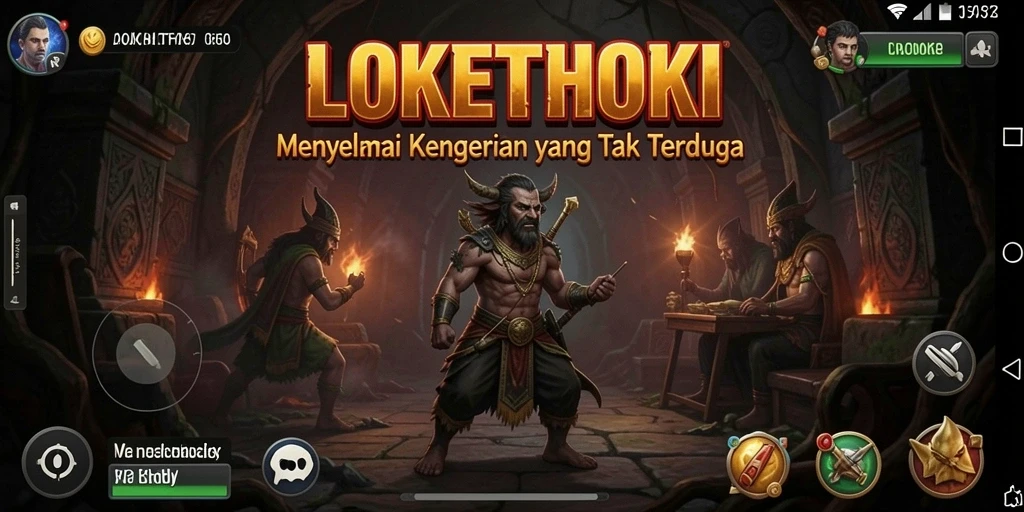 Tampilan gameplay LOKETHOKI yang menakutkan dan penuh ketegangan.