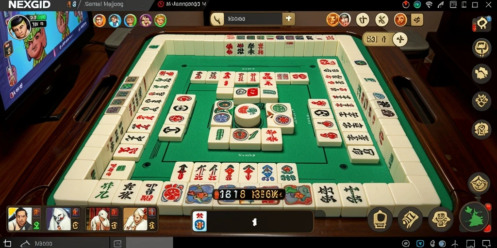 Gameplay menarik NEXGID yang penuh tantangan Mahjong.