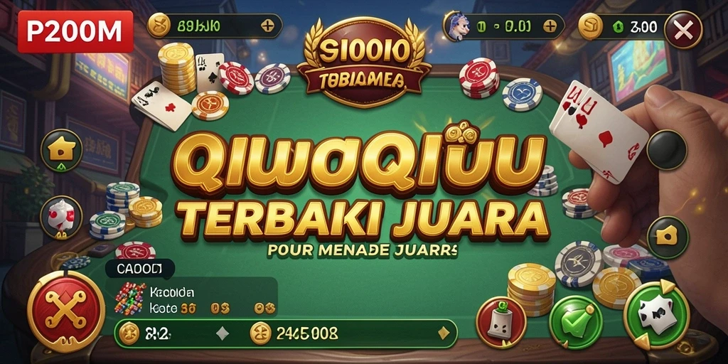 Tangkapan layar P200M menunjukkan keseruan bermain QiuQiu dengan teman.