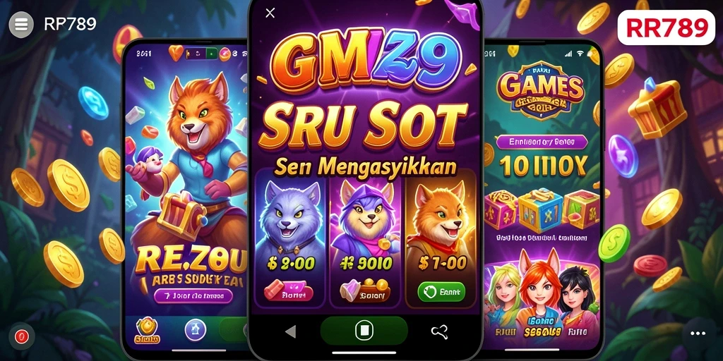 Tampilan gameplay menarik dari slot RR789 dengan efek visual yang memukau.