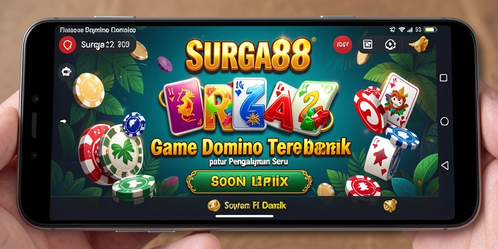 Tampilan menarik dari gameplay Domino di SURGA88.