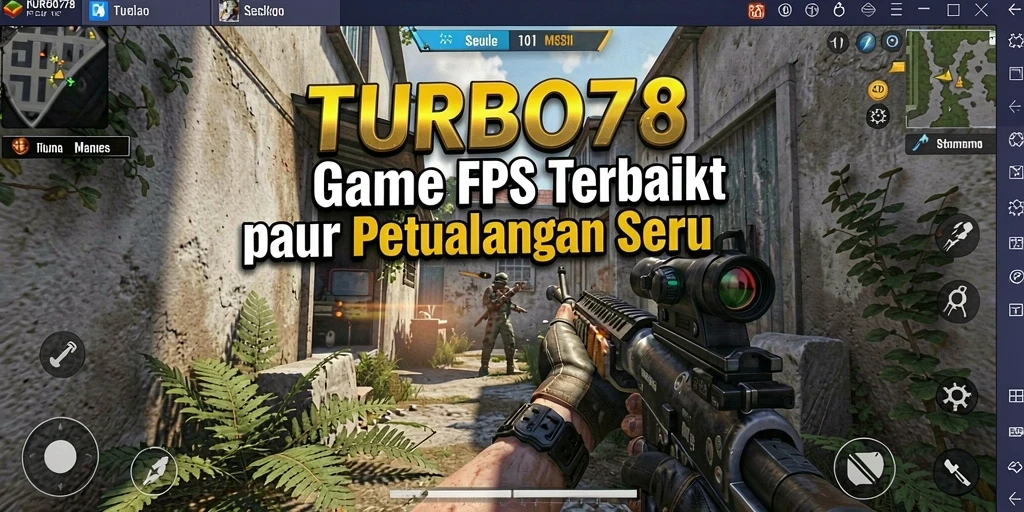 TANGKAPAN LAYAR TURBO78 MENUNJUKKAN AKSI TEMBAK-MENEMBAK YANG EPIC