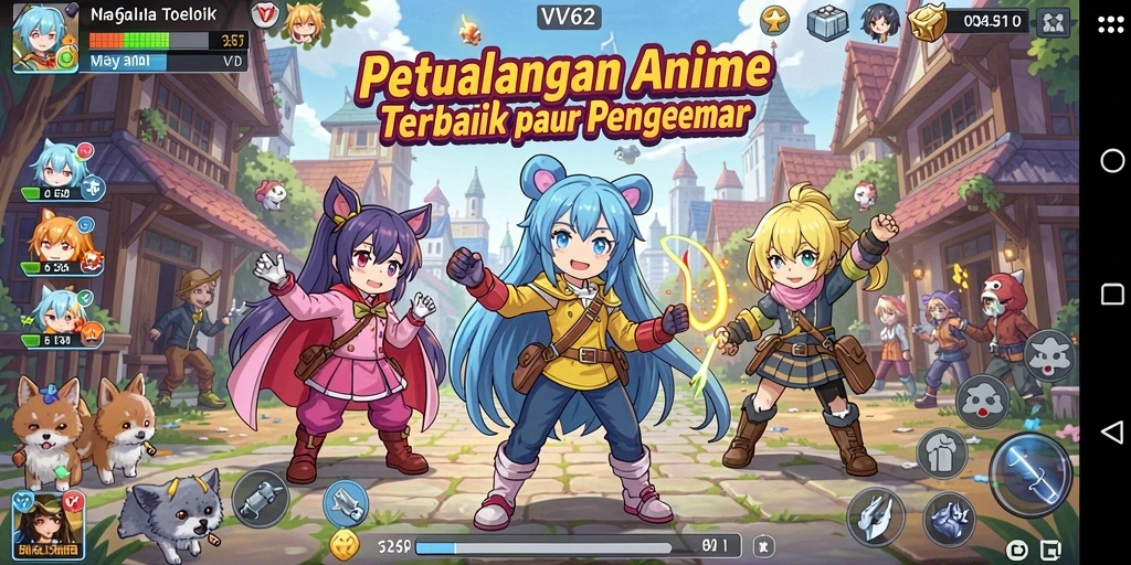 Tampilan gameplay <strong>VV62</strong> dengan aksi seru dan grafis luar biasa.